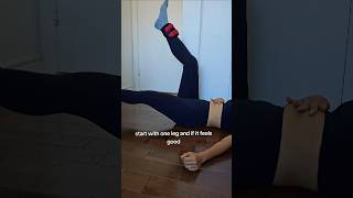 Ankle Weights to Add Intensity On This Exercise postpartumrehab [upl. by Aeki]