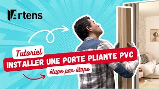 🛠 TUTO  Comment installer une porte pliante PVC intérieure [upl. by Ateerys127]