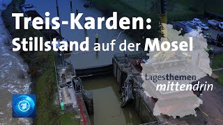 TreisKarden Stillstand auf der Mosel  tagesthemen mittendrin [upl. by Paulette]