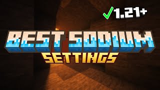 BEST SODIUM SETTINGS 1211  Get more FPS and NO Lags in Minecraft 1211 2024 [upl. by Vivica291]