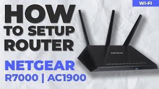 ✅ How to Set Up NETGEAR Nighthawk R7000  NETGEAR Nighthawk AC1900 WiFi Dual Band Gigabit Router [upl. by Kirsteni]