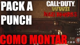 O TRONO SOMBRIO  Como fazer o PACK A PUNCH Call of Duty WWII Nazi Zombies [upl. by Askari538]