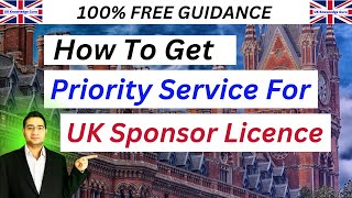 UK Sponsor Licence Priority Service  FAST Track  Skilled Worker Visa Sponsor Licence [upl. by Aicenert848]