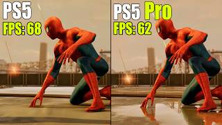 PS5 vs PS5 Pro  Marvels SpiderMan 2 Comparison  Loading Graphics Resolution and FPS Test [upl. by Lavicrep]