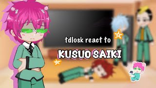 The disastrous life of Saiki k react to Kusuo Saiki [upl. by Anitnelav]