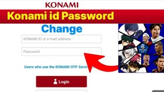 How to change password in konami id [upl. by Alderman]