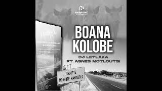 Dj Letlaka ft Agnes Motloutsi  Boana KolobeOfficial Audio [upl. by Irmina]