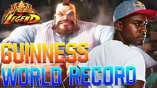 SF6 🔥 Snake Eyez Guinness Records Legendary Ist Rank [upl. by Aztin]