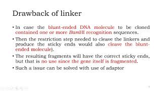 Linkers and Adaptors Dr Renitta Jobby [upl. by Theta931]