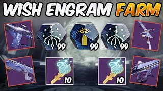 BEST Wish Engram amp Lair Key Farm  Season Of The Wish  Destiny 2 [upl. by Adnileb]