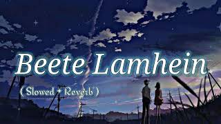 KK  Beete Lamhein Slowed  Reverb  Mithoon  Sayeed Quadri  LofiMelodysongs [upl. by Alaunnoif]