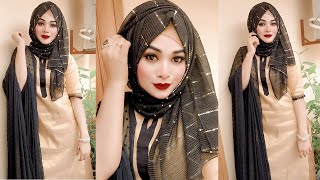 Party hijab style 2022  Hijab Style by Tania [upl. by Alissa]