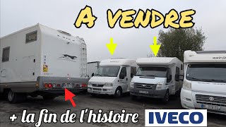 Fin de semaine chargée  Camping cars à vendre problème avant livraison et retour Iveco [upl. by Reichert]