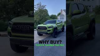 5 REASONS you should BUY the Toyota Tacoma TRD Pro [upl. by Adihsaar]