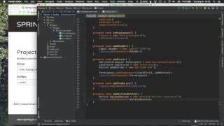 Spring Boot and Vaadin full stack application tutorial Vaadin 7 [upl. by Atkinson]