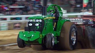 Pro Stock Tractor Pulling action from Brandenburg Ky Meade County Fair NTPA Grand National 2023 [upl. by Manon]