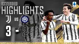 Juventus 32 Inter  Cuadrado Secures Derby Victory with Late Penalty  EXTENDED Highlights [upl. by Llenahs]