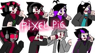 pixel pig but everyone sings it [upl. by Anneyehc]