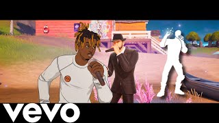 Fortnite  Rap Monster Music Video  Eminem  Godzilla ft Juice WRLD [upl. by Cyd]