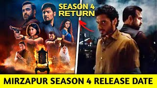 MIRZAPUR SEASON 4 RELEASE DATE Mirzapur ka season 4 kab aaega Mirzapur season 4 updates [upl. by Carol-Jean]