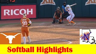 Northwestern State vs 2 Texas Softball Game Highlights March 1 2024 [upl. by Dolora]