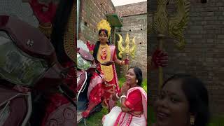 Maa durga sayan amar bari elo foryou maadurga maakali mahadev shorts [upl. by Horn43]