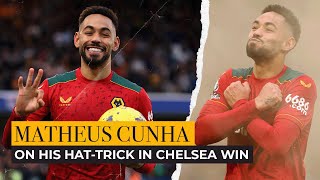 Matheus Cunha on his hattrick in Chelsea win [upl. by Wardle]