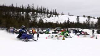 2014 SSRA Snowmobile Drag Races  Valemount BC [upl. by Zere]