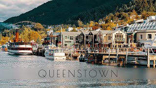 Autumn Walk Around Queenstown New Zealand  The Adventure Capital of the World Binaural 4K [upl. by Wardlaw]