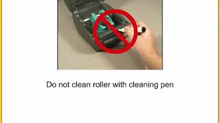 Zebra GK420d printhead Label Printer  Cleaning the Printhead  Accept UK [upl. by Bari6]