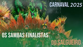 Sambas finalistas  Carnaval 2025  Salgueiro [upl. by Lerud269]