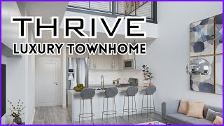 Inside 598K Modern Townhome in Summerlin  Las Vegas Luxury Living at Thrive [upl. by Delastre872]