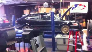 Saab B205 62mm Dyno Run 710whp [upl. by Fitts276]