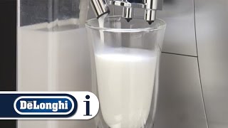 How to make latte macchiato caffelatte flat white or milk with your DeLonghi ECAM 25462 [upl. by Shifra]