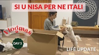 SI U NISA PER NE ITALI I VLOGMAS DAY 5 I NE CFARE PIKE JEMI ME TRANSFERIMIN I RECETE E SHPEJTE VLOG [upl. by Wescott]