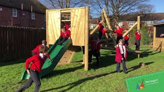 Playground Equipment At Hurdsfield Primary School [upl. by Nemra]