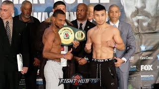 TUGSTSOGT NYAMBAYAR amp CLAUDIO MARRERO  FULL WEIGH IN amp FACE OFF VIDEO [upl. by Naugan]