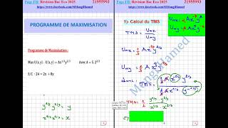 BacEco  Programme de Maximisation [upl. by Ainola467]