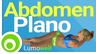 Abdomen plano  Abdominales en Casa [upl. by Neelyak636]