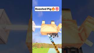 Minecraft Roasted Pig🔥🐷 Worlds Smallest Violin shorts minecraft [upl. by Eerhs]