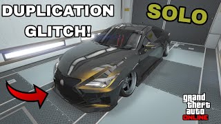 WORKING NEW SOLO CAR DUPLICATION MONEY GLITCH GTA ONLINE AFTER PATCH 169 EASY [upl. by Norword]