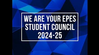 JBNN  Meet Your EPES 202425 Student Council [upl. by Hgierb]