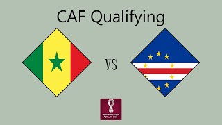 Senegal vs Cape Verde Islands  African Qualifying Round 2 Group F [upl. by Niehaus]