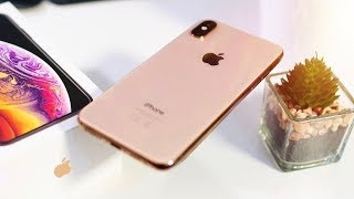 Unboxing GOLD iPhone XS MAX 256GB [upl. by Maddeu]