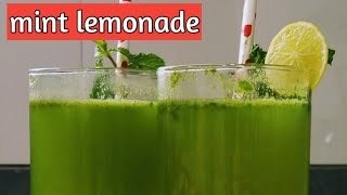 mint lemonade lemon mint soda recipe mint lemonade Indian style summer refreshing drink [upl. by Llenyt]