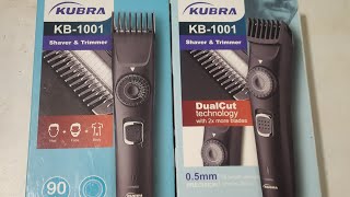 KUBRA Shaver amp Trimmer KB1001 [upl. by Sonitnatsnok]