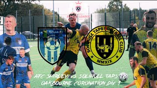 Sunday League Settings  AFC Shirley vs Solihull Taps FC  Oakbourne amp Coronation Div 1 [upl. by Novihs]