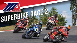 Steel Commander Superbike Race 2 at Ridge Motorsports Park 2024  FULL RACE  MotoAmerica [upl. by Ailecec277]