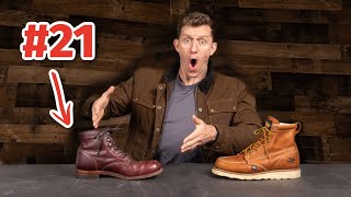 Ranking 21 American Made Boot Brands from WORST to BEST [upl. by Starkey]