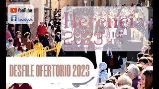 Desfile Ofertorio Carnaval Herencia 2023 [upl. by Mayram]